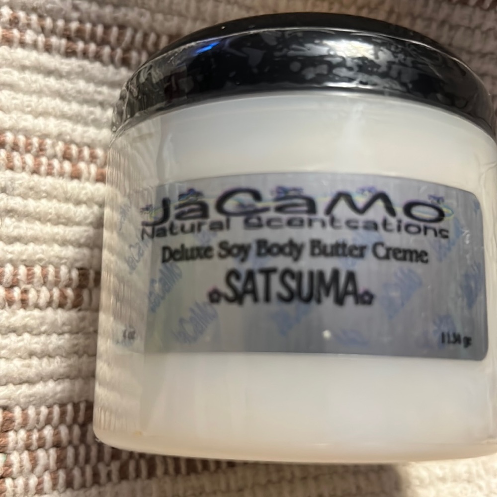 JaCoMo Deluxe Soy Body Butter Crème made in Wyoming 4 oz. NATURAL SCENTATIONS